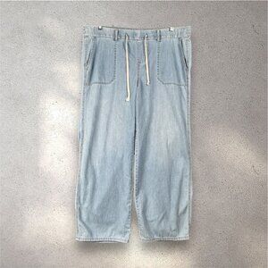 Torrid Feel The Fit Denim Pants Women’s 1R Light Wash Relaxed Fit Elastic Waist